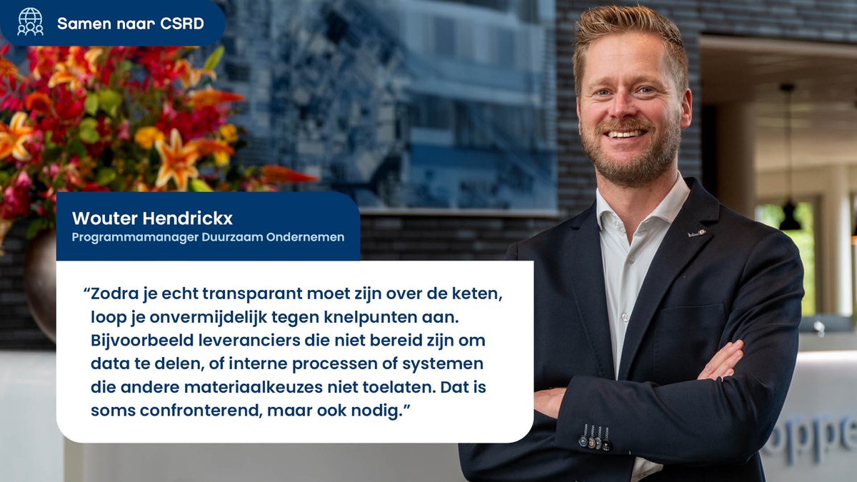 De CSRD vraagt transparantie. Hoe? Door duurzaam samen te werken met je keten. 

Lees hoe Wouter dat aanpakt bij Hoppenbrouwers.
 ➡️ obi41.nl/2p82cv8f

💬 “Je hoeft niet ineens de wereld te redden. Begin gewoon met meten, dan weet je waar je moet poetsen.”