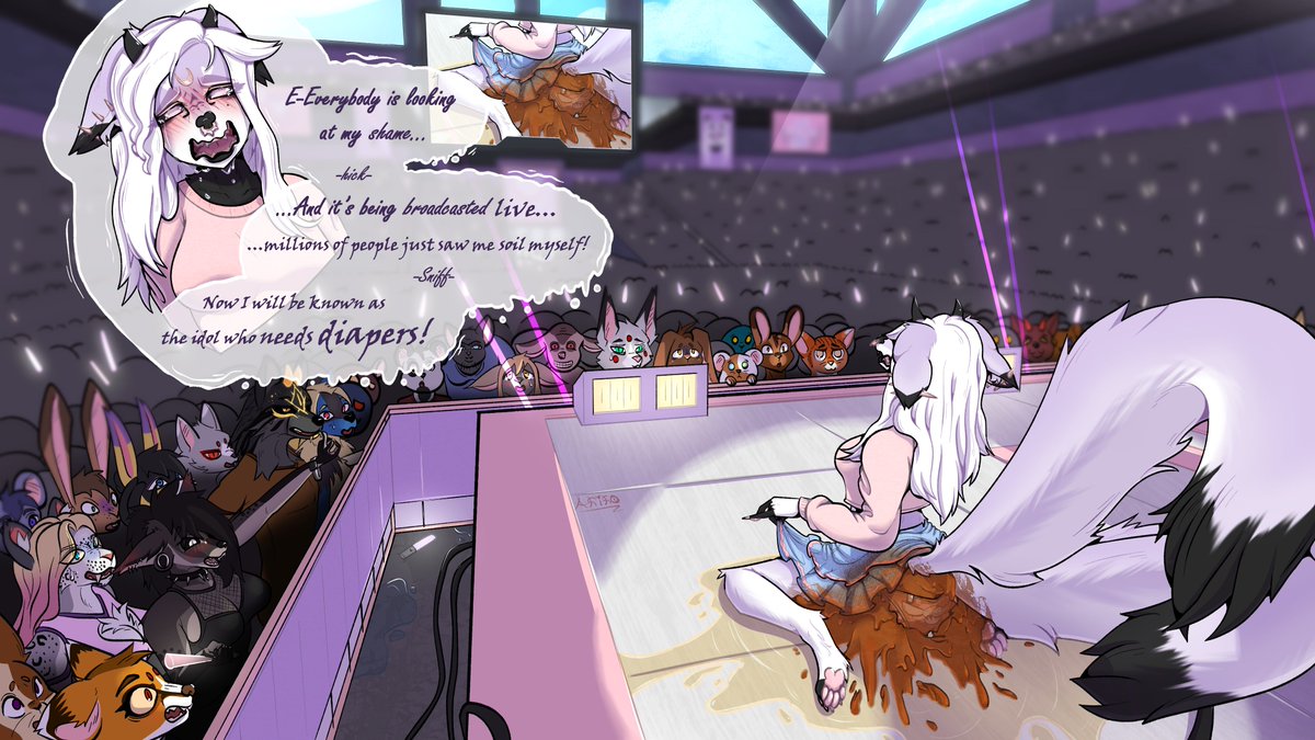 CW// Messing

Poor Wisteria had a heftier lunch than normal before her show, all was fine she would take a quick break between songs, no problem... 

Unfortunately her food didn't agree, and her mess took center stage. 

A big Thank you to Bayne the dracopyre for comming me!