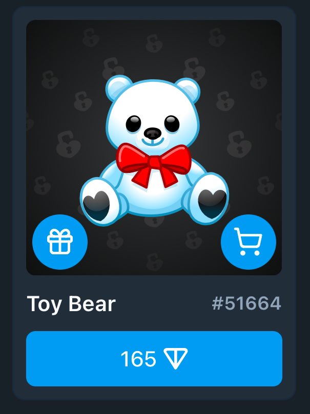 s0meone_u_know's tweet photo. Got this bear as the Telegram NFT Gift, that I bought back in the days in stars…

Then I’ve upgraded it to the NFT on TON & forgot about it, until I saw that Toy Bears are trending in volume on Getgems.

Today it is a holy grail that is at 165 $TON floor & I’m sure to see Damx in my DMs. 🤣🫵🧡