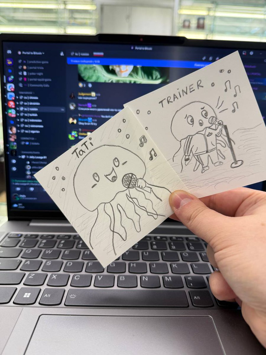 The new platform hub.portaltobitcoin.com opened today and everyone wanted to earn a badge in the "Jelly Lounge"
Greetings singers @cryptogtrainer and <a href="/_Tati_tata/">Tati (❖,❖)</a> perform on stage 🎙️🎙️🎙️
Let's give them a round of applause
<a href="/PortaltoBitcoin/">Portal</a>