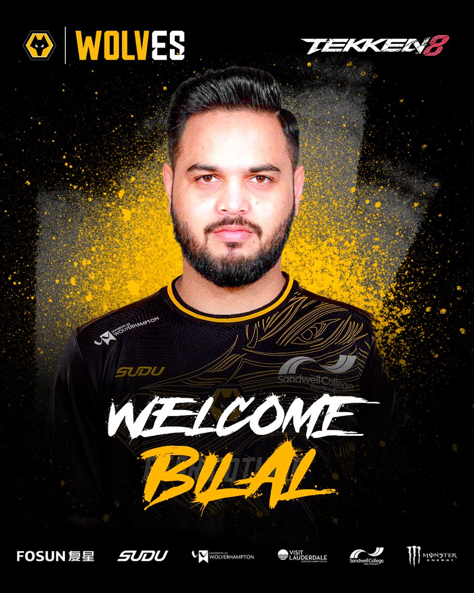 We are psyched to announce Bilal as our new Tekken 8 player! 🔥

"Playing well and placing high is not enough for me.

"This year I'm hoping to achieve top 1 with Wolves and make myself and my team proud. 

"Let's go!" - <a href="/TKBILAL_/">Bilal</a>  

Keep it locked to our channels over the coming
