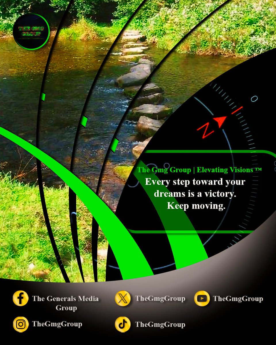 TheGmgGroup's tweet photo. Every step toward your dreams is a victory. Keep moving. 🏞️ The Gmg Group | Elevating Visions | Stay, #Awake5Aware | это любовь 💚 Rαs ☆ 303 ™ #InspiredLife #FollowYourPath https://t.co/MjNEDThpLS
