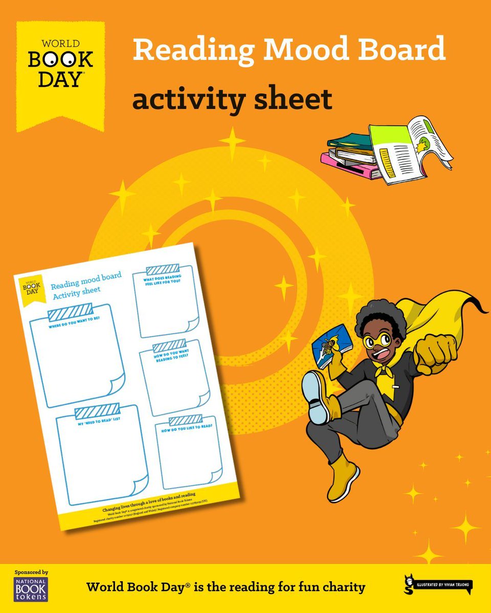 💭📖 What does your reading mood look like?

Use our Reading Mood Board activity to spark discussion and imagination around reading choices.

Available to download on our website - worldbookday.com/resource/2025-…