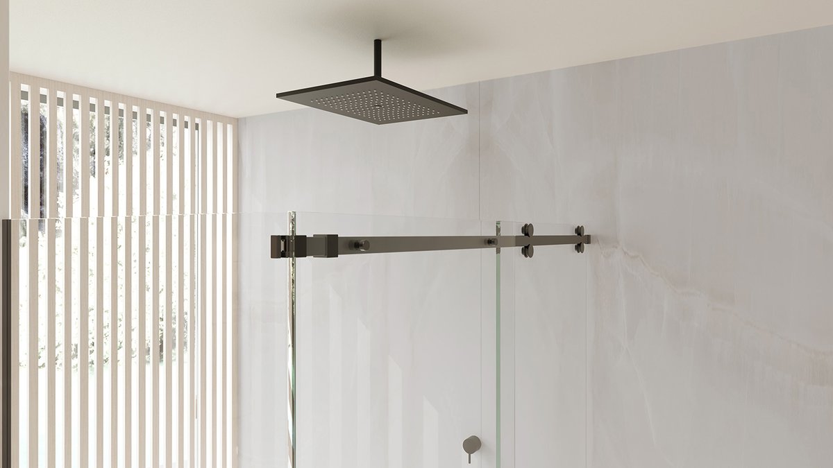 The Serenity Deluxe sliding shower system is the ideal solution for achieving that clean, all-glass look. Its precision-engineered rollers ensure quiet, smooth door movement, while the minimalist design keeps the focus on the glass, enhancing the modern bathroom space with ease.