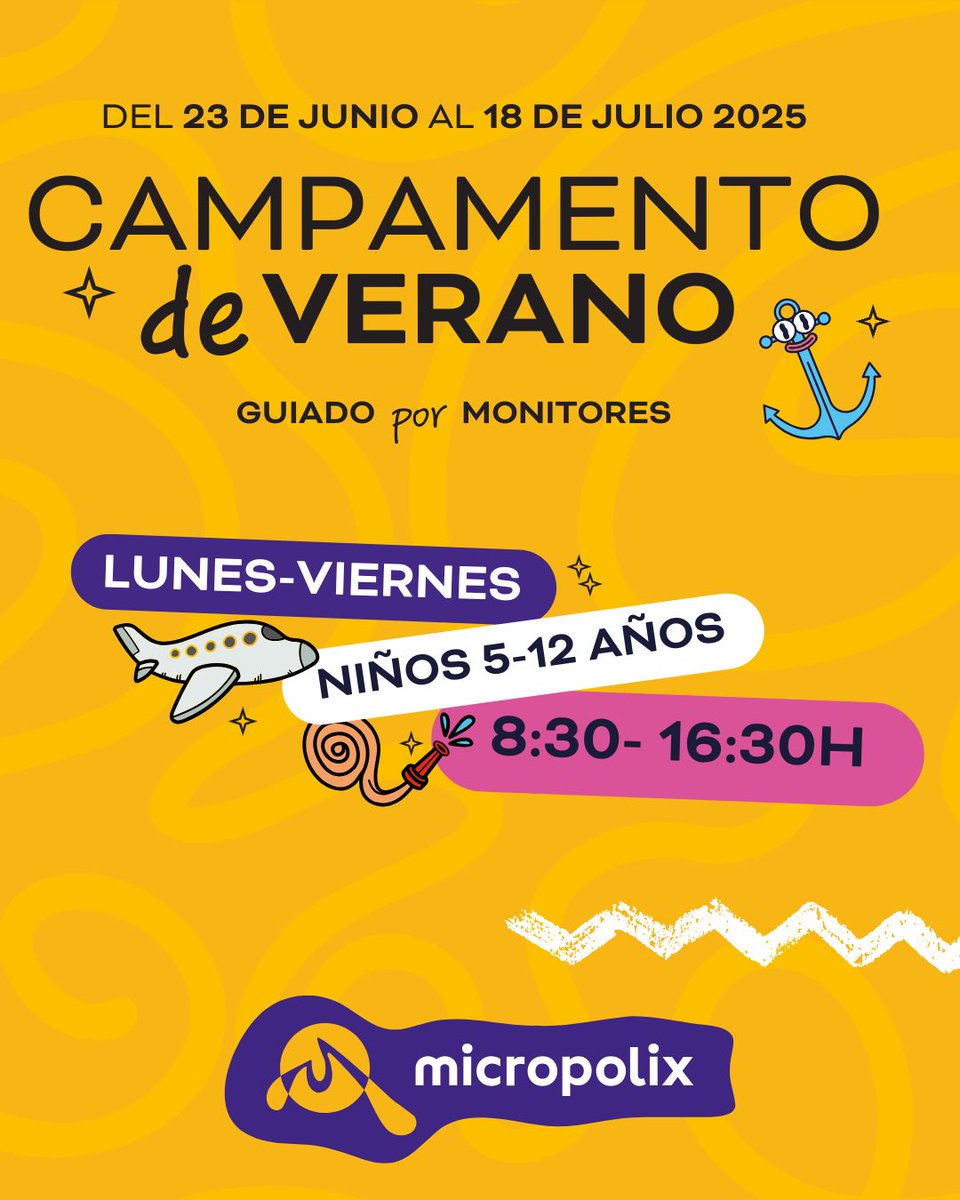 mamatieneunplan's tweet photo. 😎 ¿Sabes que @micropolix , la Ciudad de los niños, también tiene campamento de verano?

🎉 Un campamento urbano de diversión que los peques pueden disfrutar en español o en inglés. 

👉 Del 23 de junio y el 18 de julio.

ℹ️ Más info: https://t.co/MNJPzHLEBe https://t.co/PpB6reuZV9