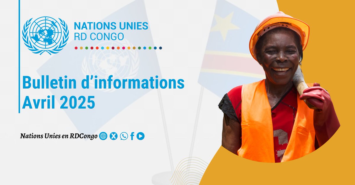 Nations Unies en RD Congo (@onurdcongo) on Twitter photo 🇨🇩🇺🇳Cliquez sur le lien 🔗et accédez au bulletin d'avril 2025 📰
➡️bit.ly/42ZkRu4
<a href="/PNUDRDC/">PNUD RDC</a>
<a href="/IOMinDRC/">OIM RDC</a>
<a href="/UNESCOKinshasa/">UNESCO RDC</a>
<a href="/UNICEFDRC/">UNICEF en RDC</a>
<a href="/OnuHabitatRdc/">ONU-Habitat en RDC</a>
<a href="/UNOCHA/">UN Humanitarian</a>
<a href="/UNFPARDC/">UNFPA-RDC</a>
<a href="/UNOPS_AFRCent/">UNOPS Afrique centrale</a>
<a href="/PlanRdc/">Ministère du Plan et de la C.A.D 🇨🇩</a>
<a href="/RDC_Minafet/">RDC • Affaires Etrangères 🇨🇩</a>
<a href="/JicaRdc/">JICA RDC/JICAコンゴ民主共和国事務所</a>
<a href="/SwedeninDRCongo/">Sweden in DR Congo</a>
<a href="/BelgiqueRDCongo/">Belgique en RDCongo</a>
<a href="/AmbaFranceRDC/">France en R.D.Congo 🇨🇵🇪🇺</a> 🇨🇩🇺🇳Cliquez sur le lien 🔗et accédez au bulletin d'avril 2025 📰
➡️bit.ly/42ZkRu4
<a href="/PNUDRDC/">PNUD RDC</a>
<a href="/IOMinDRC/">OIM RDC</a>
<a href="/UNESCOKinshasa/">UNESCO RDC</a>
<a href="/UNICEFDRC/">UNICEF en RDC</a>
<a href="/OnuHabitatRdc/">ONU-Habitat en RDC</a>
<a href="/UNOCHA/">UN Humanitarian</a>
<a href="/UNFPARDC/">UNFPA-RDC</a>
<a href="/UNOPS_AFRCent/">UNOPS Afrique centrale</a>
<a href="/PlanRdc/">Ministère du Plan et de la C.A.D 🇨🇩</a>
<a href="/RDC_Minafet/">RDC • Affaires Etrangères 🇨🇩</a>
<a href="/JicaRdc/">JICA RDC/JICAコンゴ民主共和国事務所</a>
<a href="/SwedeninDRCongo/">Sweden in DR Congo</a>
<a href="/BelgiqueRDCongo/">Belgique en RDCongo</a>
<a href="/AmbaFranceRDC/">France en R.D.Congo 🇨🇵🇪🇺</a>