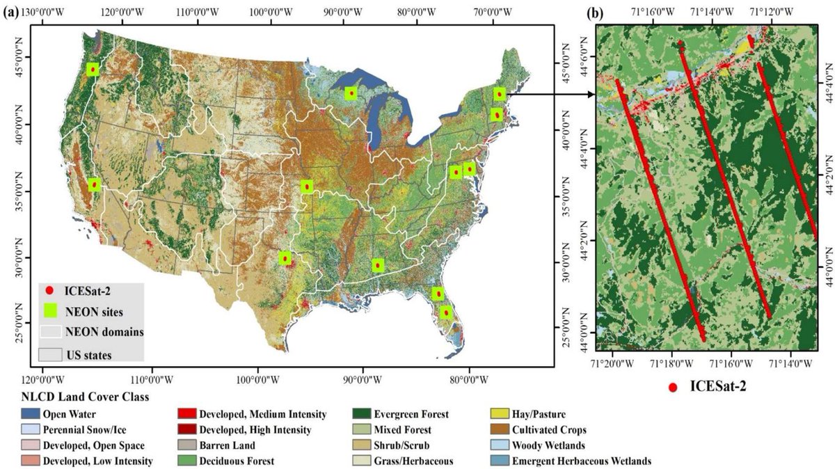 RemoteSens_MDPI's tweet photo. ๐ฟ๐ฟ Derivation and Evaluation of #LAI from the #ICESat2 Data over the #NEON Sites: The Impact of #Segment Size and #Beam Type
โ๏ธ Yao Wang and Hongliang Fang
๐ https://t.co/Z106k6buIg https://t.co/5G6uKYY8ya
