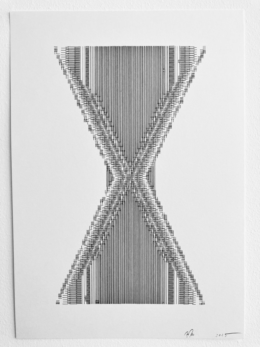 voxel_project's tweet image. ⏳⌛️⏳⌛️

#machinedrawing #plottertwitter #p5js #ペンプロッター