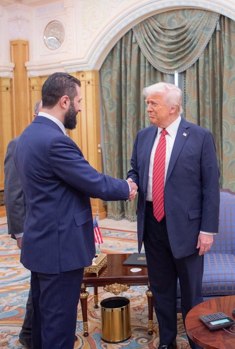 If you told me six months ago that Trump would be shaking hands with Al Sharaa in Riyadh, I’d have laughed you out of the room.