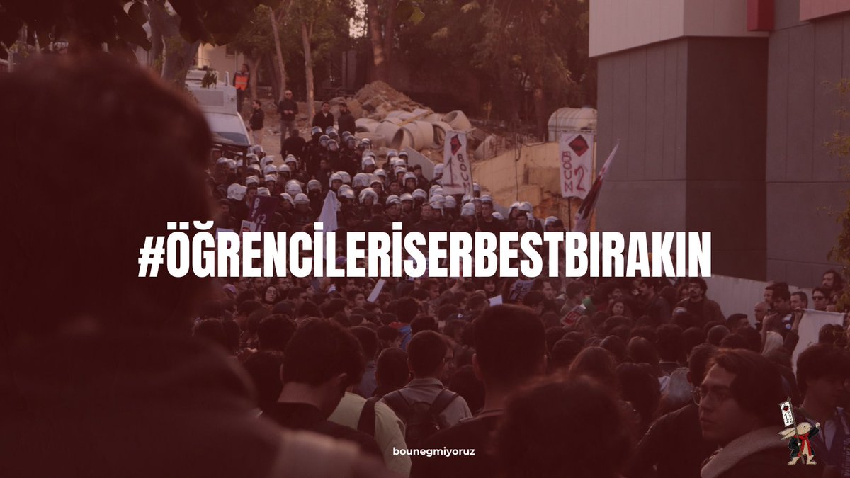 ARKADAŞLARIMIZ TUTUKLULUK TALEBİYLE ÇAĞLAYAN'A SEVK EDİLDİLER. 

HAKSIZLIĞA, KARANLIĞA KARŞI MÜCADELE ETMEK DIŞINDA HİÇBİR SEBEP YOK!

#ÖğrencileriSerbestBırakın