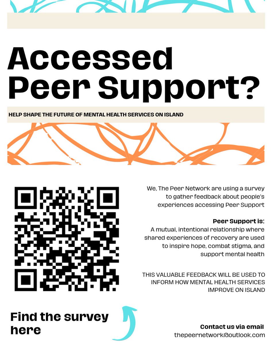 We’re proud to be part of the Peer Network in Jersey! 

The network has launched a short survey to understand how peer support is being experienced, and how it can be even better.

If you’ve received peer support in any form, we want to hear from you 👇
forms.office.com/r/96AsGaLwxt