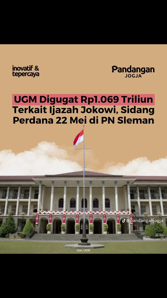 "Kita gugat <a href="/UGMYogyakarta/">UGM</a> karena dia bungkam dalam masalah ini. Jadi kita meminta kepada UGM untuk memperlihatkan skripsinya, daftar nama-nama SIPENAMRU-nya, di mana dia KKN agar tidak terjadi kegaduhan di seluruh Indonesia," kata Komardin, Rabu (14/5).