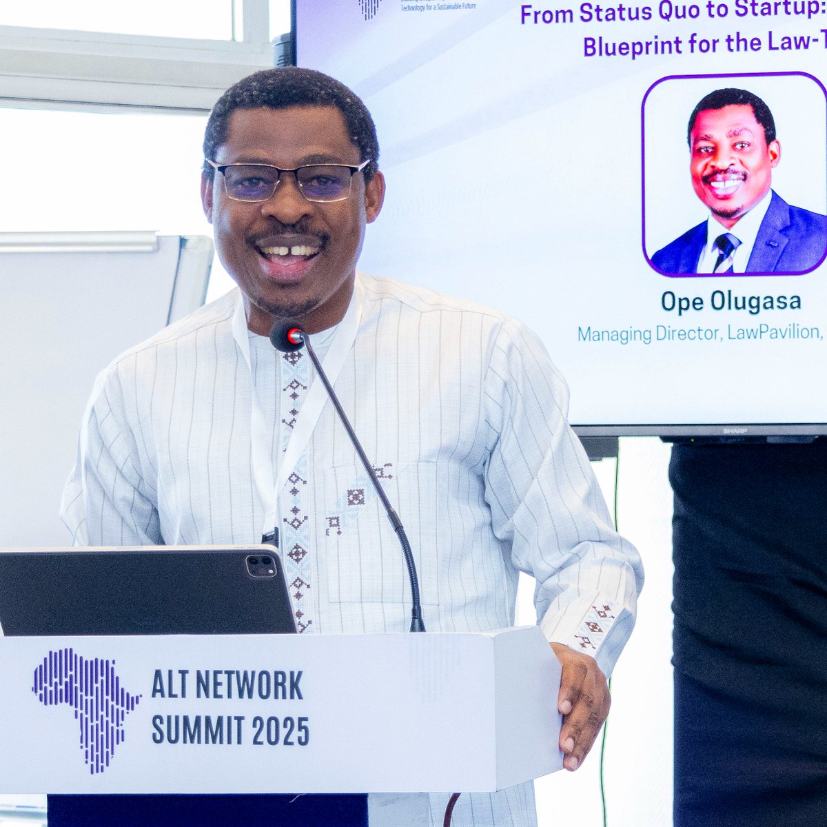 African Law & Tech Network (@alt_legaltech) on Twitter photo Mr. Olugasa, Managing Director at <a href="/LawPavilion/">LawPavilion</a>: “Poverty is not the absence of resources, but of justice. If we disrupt Africa’s justice system to make it efficient and accountable, the economy will thrive. The future of Africa’s digital economy lies in the hands of disruptors” Mr. Olugasa, Managing Director at <a href="/LawPavilion/">LawPavilion</a>: “Poverty is not the absence of resources, but of justice. If we disrupt Africa’s justice system to make it efficient and accountable, the economy will thrive. The future of Africa’s digital economy lies in the hands of disruptors”