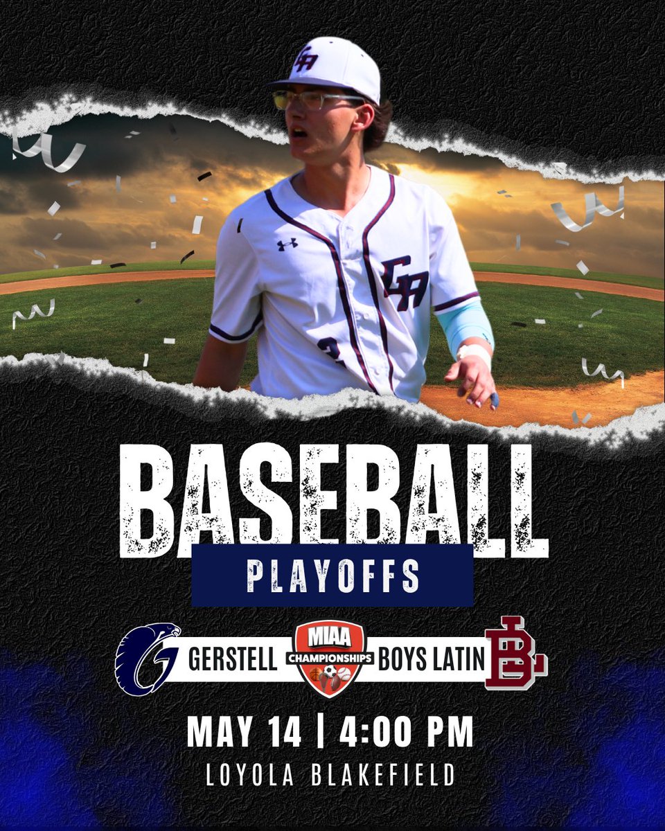 Baseball will travel to face Boys Latin today in the MIAA B playoffs. The game will be played at Loyola Blakefield at 4pm.