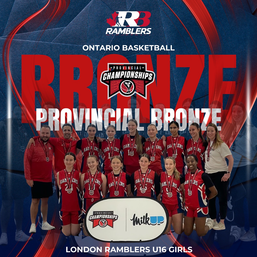 Congratulations to our U16 girls who finished 3rd at their Provincial Championships this past weekend. What a great way to end a great season 🏀