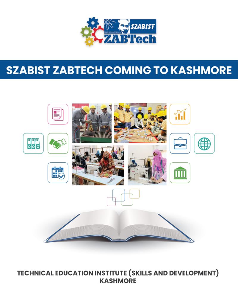 Ali Jan Mazari (@alijanmazari1) on Twitter photo 🚨Announcement: Youth Technical College Kashmore - SZABIST ZABTech
Under the leadership and vision of the Chairman <a href="/BBhuttoZardari/">BilawalBhuttoZardari</a> - Support and guidance extended by <a href="/AseefaBZ/">Aseefa B Zardari</a> It is with great pride that we announce the establishment of the Youth Technical College in Kashmore in 🚨Announcement: Youth Technical College Kashmore - SZABIST ZABTech
Under the leadership and vision of the Chairman <a href="/BBhuttoZardari/">BilawalBhuttoZardari</a> - Support and guidance extended by <a href="/AseefaBZ/">Aseefa B Zardari</a> It is with great pride that we announce the establishment of the Youth Technical College in Kashmore in