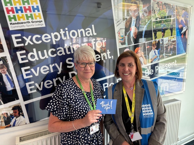 HGCSC's tweet image. Staff caught being amazing! Ms Cooney for all her recent financial work with the school budgets #minervalearningtrust #learnsheffield