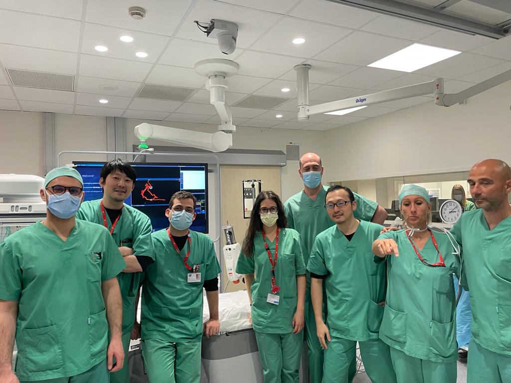 Hirofumi Ohashi (@hirofumiohashi) on Twitter photo Successfully performed our first CT-guided PCI for the P4 study today. Honored to be part of this global research since my training abroad, as the site from Japan. Huge thanks to my team!
#CTguidedPCI <a href="/bouissetfred/">Frederic Bouisset</a> <a href="/ColletCarlos/">Carlos Collet MD PhD</a> <a href="/KoshiroSakai_MD/">Koshiro Sakai, MD PhD</a> <a href="/belmontemarta1/">Marta Belmonte</a> <a href="/dr_reiji7/">後藤礼司 Reiji Goto MD, PhD</a> Successfully performed our first CT-guided PCI for the P4 study today. Honored to be part of this global research since my training abroad, as the site from Japan. Huge thanks to my team!
#CTguidedPCI <a href="/bouissetfred/">Frederic Bouisset</a> <a href="/ColletCarlos/">Carlos Collet MD PhD</a> <a href="/KoshiroSakai_MD/">Koshiro Sakai, MD PhD</a> <a href="/belmontemarta1/">Marta Belmonte</a> <a href="/dr_reiji7/">後藤礼司 Reiji Goto MD, PhD</a>