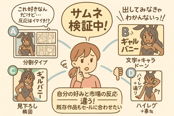 スペース中に4つ仮サムネアンケート開始してみましたっ!皆さんがお好みのサムネを教えて頂けて本当にありがたいです😭🙏✨️

固定にアンケートあるのでよかったらみてみてくださいっ💙 