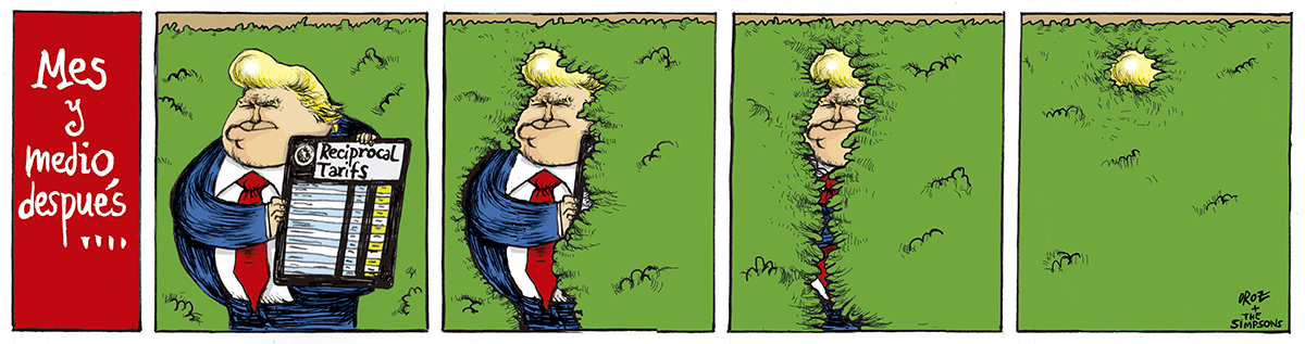 DONALD Simpson #Tariffs 
latiradeoroz.es