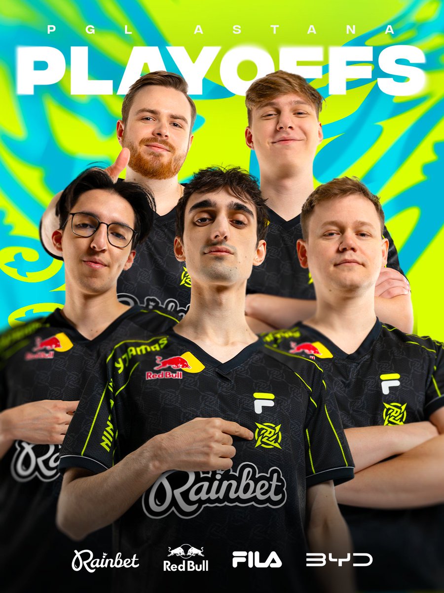 WE ARE SO BACK! 

Playoffs secured here in Astana 🇰🇿 #GONINJAS