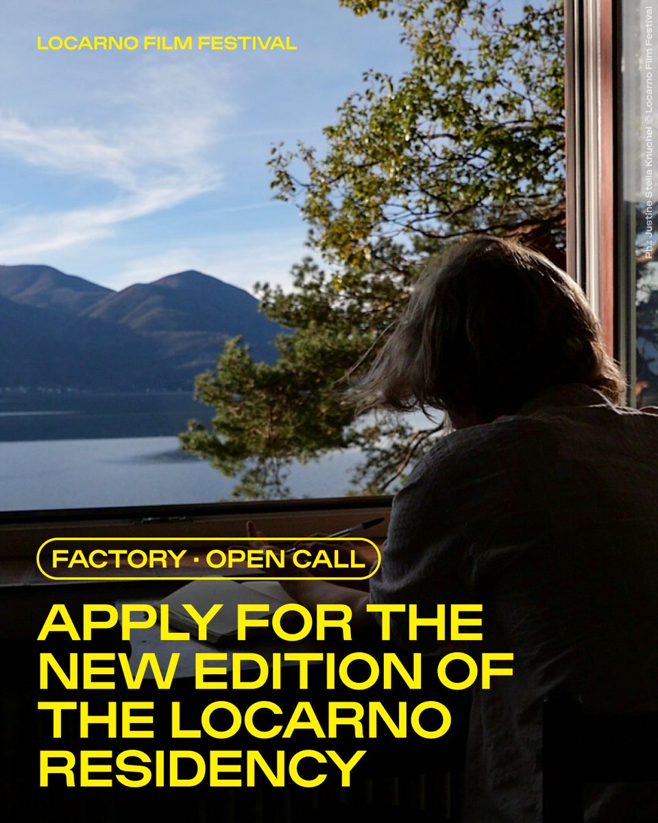 The #LocarnoResidency is back for a new edition! It's a unique opportunity for emerging filmmakers to receive vital support and hands-on expertise to develop their first feature film.

→ Submissions are now open, apply on our website by June 3: shorturl.at/USzfB