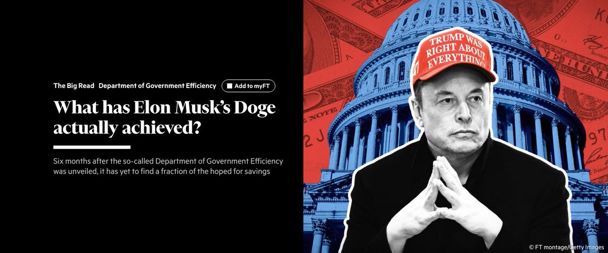 3/11 The Financial Times published an article highlighting the massive failure of Musk’s DOGE. It examined the promises, the lies, and the harsh realities of a project that now looks likely to cost much more than it saved
