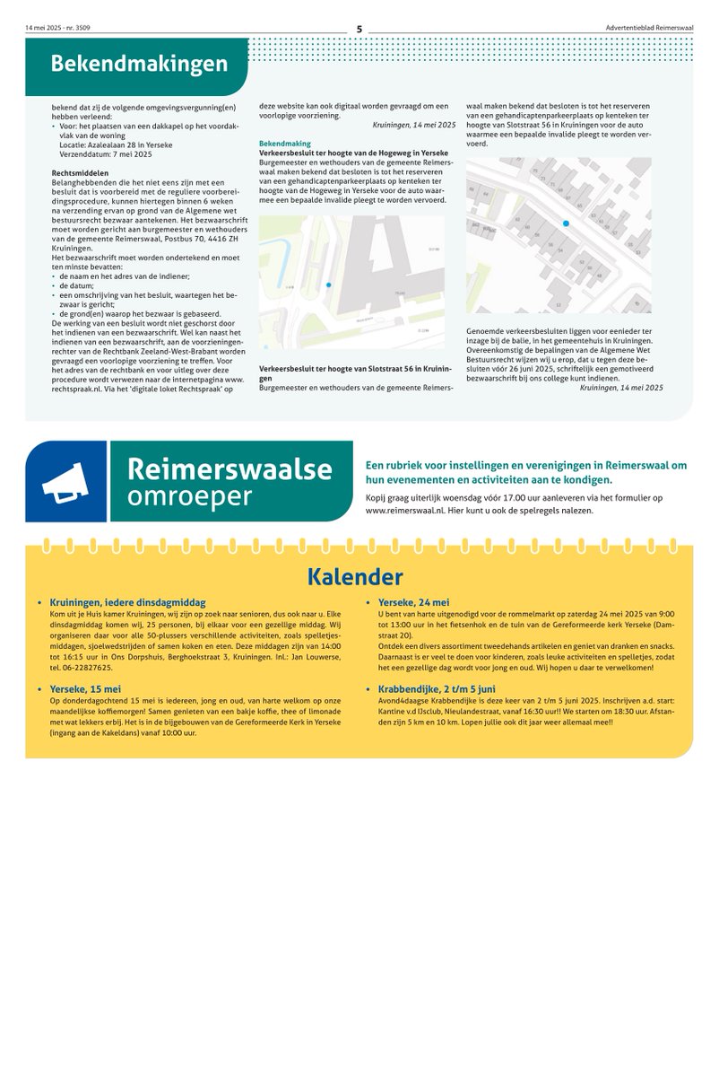 Gemeente Reimerswaal (@gem_reimerswaal) on Twitter photo 📰Nieuws en 📣bekendmakingen van deze week in 🗞Reimerswaal Informatie
#reimerswaalvandaag 📰Nieuws en 📣bekendmakingen van deze week in 🗞Reimerswaal Informatie
#reimerswaalvandaag