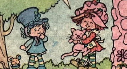 dreamyyarchive's tweet image. strawberry shortcake comics of the 1980's 🍓