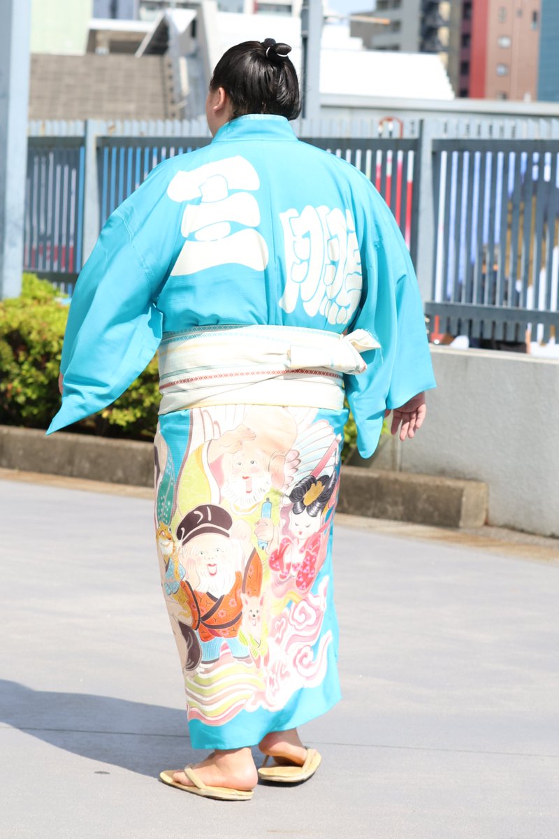 大相撲五月場所＞ 場所入り。 王鵬、遠藤。 #sumo #相撲 #五月場所