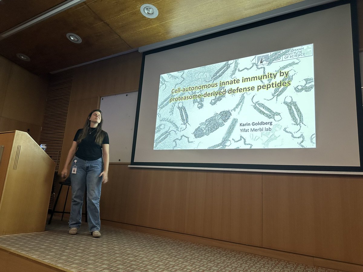 Systems_Immunology_WIS (@sys_immunology) on Twitter photo …followed by an equally great talk by Karin Goldberg <a href="/YMerbl/">Yifat Merbl lab</a> on proteosomal regulation of immunity! Fantastic stuff Karin! …followed by an equally great talk by Karin Goldberg <a href="/YMerbl/">Yifat Merbl lab</a> on proteosomal regulation of immunity! Fantastic stuff Karin!