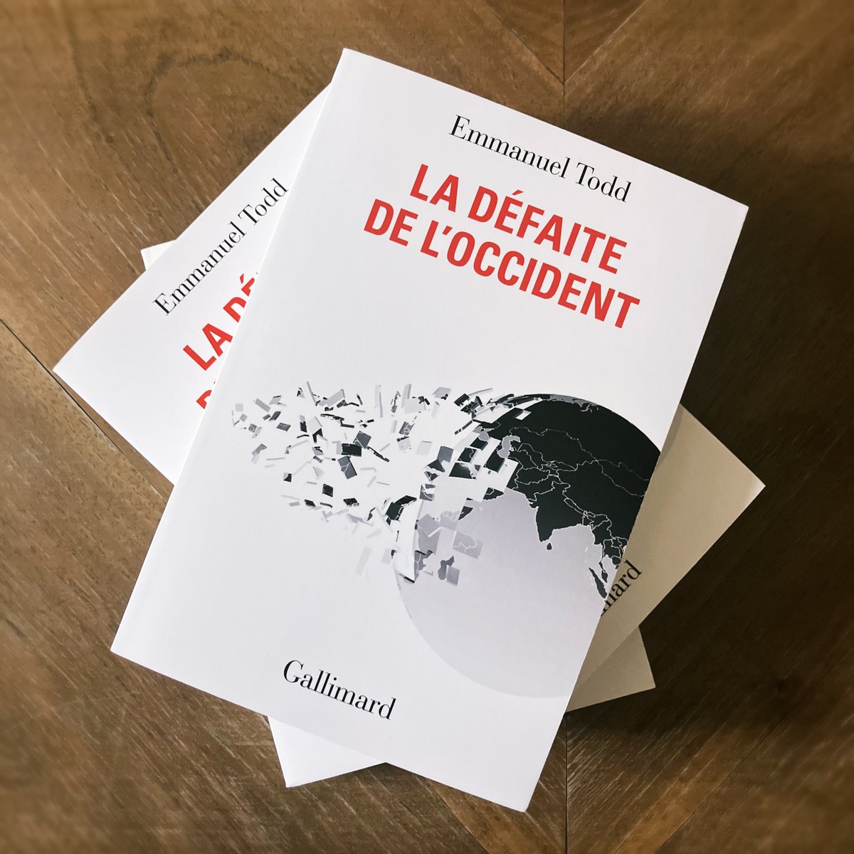 A kolejnym tomem serii będzie #KlęskaZachodu („La défaite de l'Occident”) – świeże spojrzenie na najważniejsze wydarzenia obecnej polityki międzynarodowej, przełamujące utrwalone klisze i schematy myślenia, wyróżniające się wysokim stopniem intelektualnej niezależności.