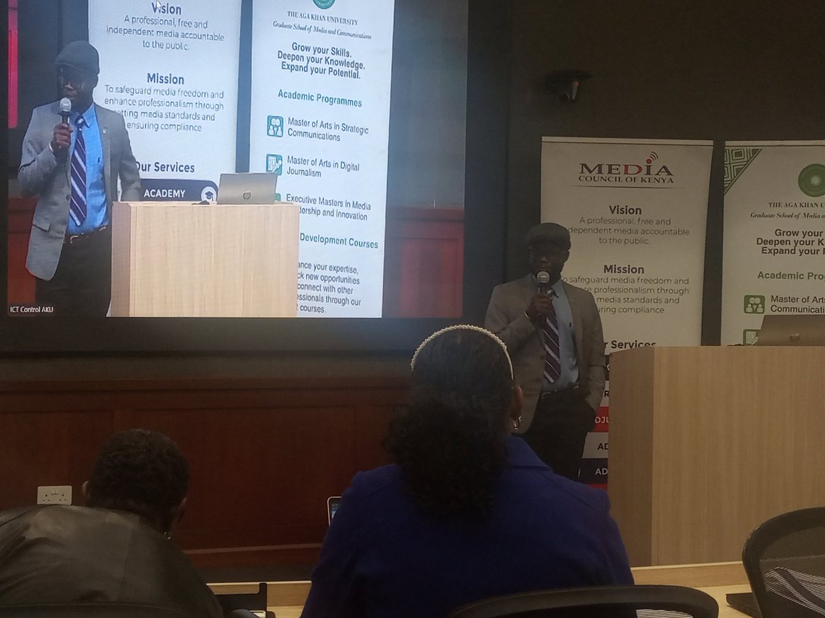 MUHANDO (@nicmuhando) on Twitter photo Mental health disorders are being normalized in newsrooms. -
<a href="/MustaphaDumbuya/">Mustapha Dumbuya</a>
<a href="/MediaCouncilK/">Media Council of Kenya</a>
Mental Health Literacy For Media Workers at the Aga Khan University Mental health disorders are being normalized in newsrooms. -
<a href="/MustaphaDumbuya/">Mustapha Dumbuya</a>
<a href="/MediaCouncilK/">Media Council of Kenya</a>
Mental Health Literacy For Media Workers at the Aga Khan University