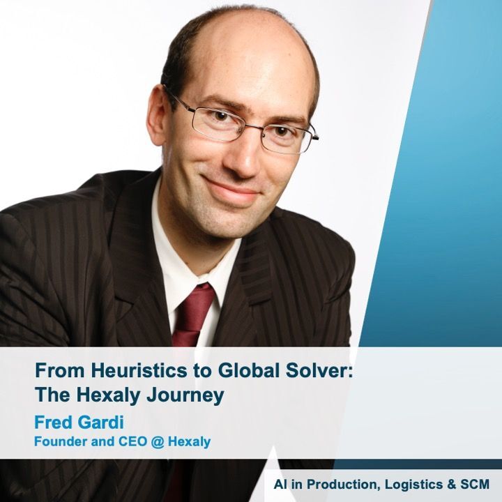 🚀 From Heuristics to Global Solver: The Hexaly Journey

We’re excited to share a recent interview with <a href="/fredgardi/">Fred Gardi</a>, founder of Hexaly. Big thanks to Dr. Oskar Schneider for this opportunity💥
 
👉 linkedin.com/posts/activity…

#ORMS