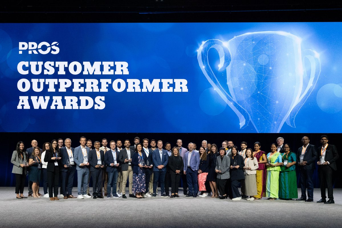 Congrats winners of <a href="/PROS_Inc/">PROS</a> Customer Outperformer Awards!

🔗 ms.spr.ly/6010SZZ1k