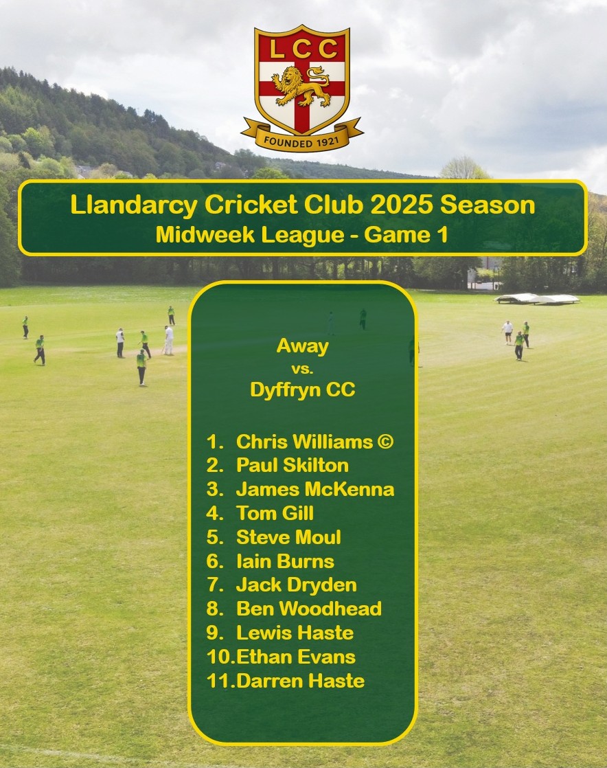 Team for the first game of this summer's Midweek League - let's go Oilers!