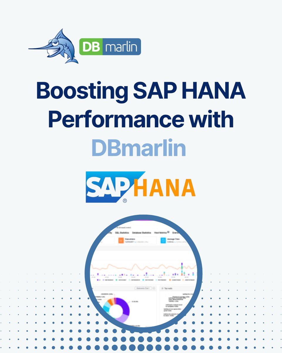 Boosting SAP HANA Performance with DBmarlin 🚀

#DBmarlin now extends its capabilities to monitor SAP HANA 2.0 and above, making it easy to track performance, identify slow queries, and keep systems running smoothly. 

Read more: dbmarlin.com/blog/2025-01-1…