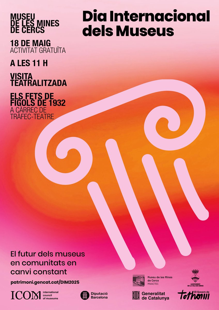 El diumenge 18 de maig a les 11 h us esperem per celebrar el #DIM2025 amb la visita teatralitzada gratuïta sobre els fets de Fígols. No hi falteu!