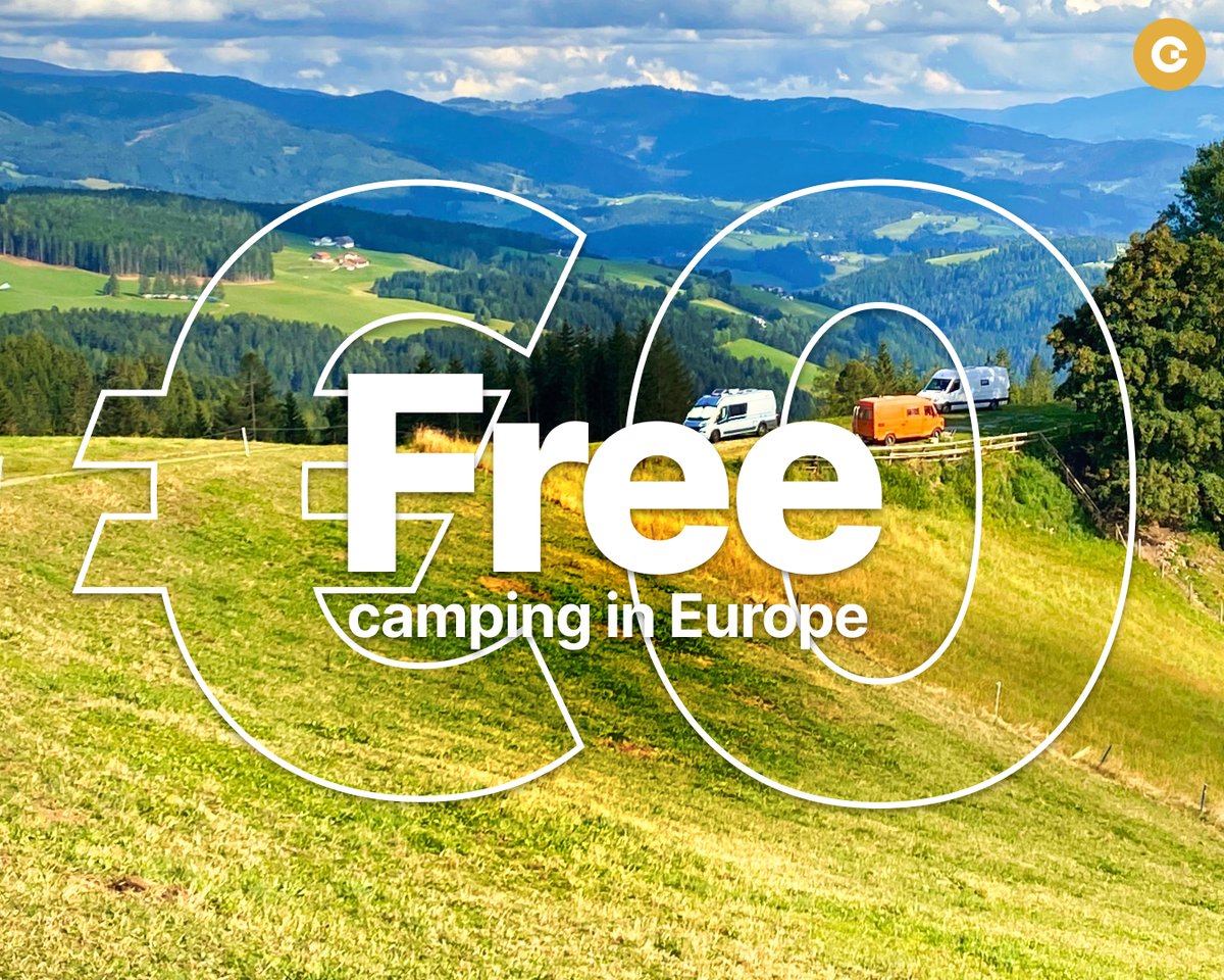 Enjoy camping without the costs! 💰🚫 Discover amazing FREE spots for your camper—mountains, lakesides, and forests await.  

✅ Verified locations  
✅ Breathtaking nature  
✅ Budget-friendly

Ready to explore? Check out our latest free campsites! 🤩 bit.ly/3Ev7BDZ