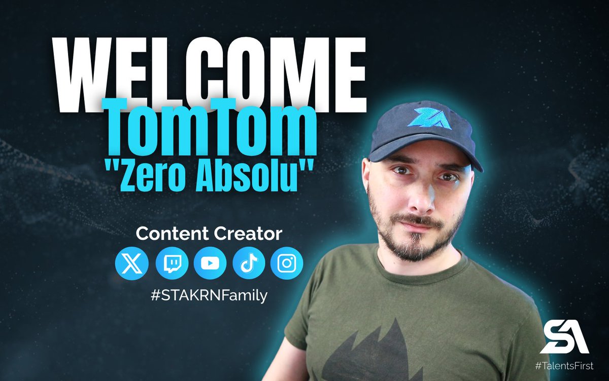 🚨Here comes a new challenger!🚨

Il est le Youtubeur préféré de ton streamer préféré. Avec ses tutos et ses analyses tech, il en a aidé plus d'un à se lancer ou à se perfectionner!

Nous sommes ravis d'accueillir <a href="/ZA_TomTom/">TomTom</a> pour les 12 prochains mois!

#TalentsFirst