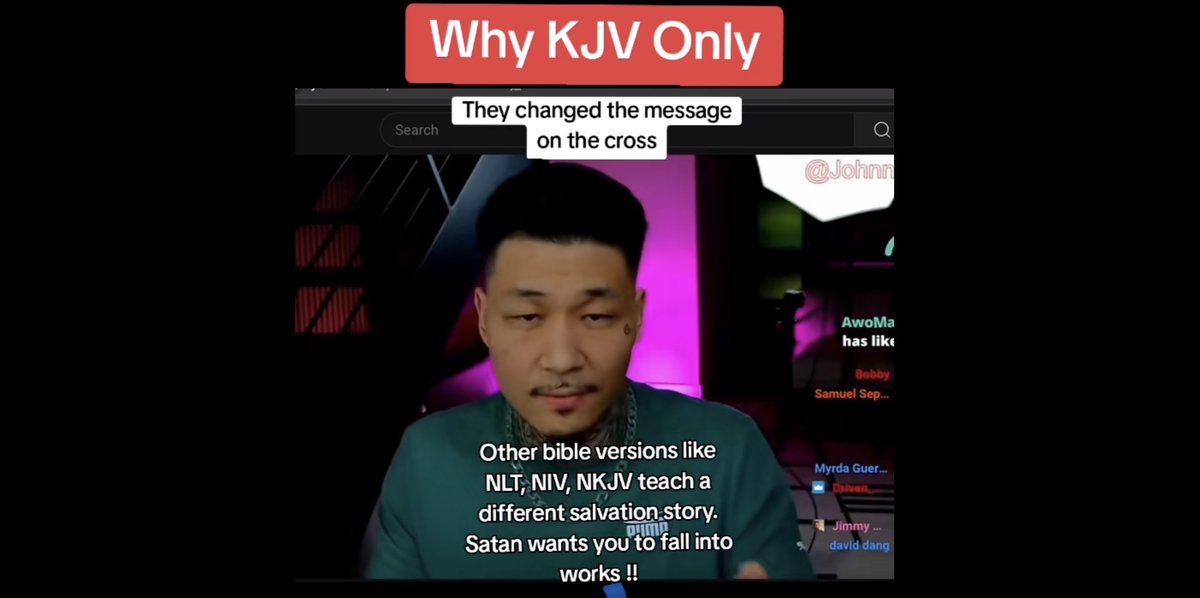 JRealio's tweet image. KJV only. The version written/edited by a Satanist