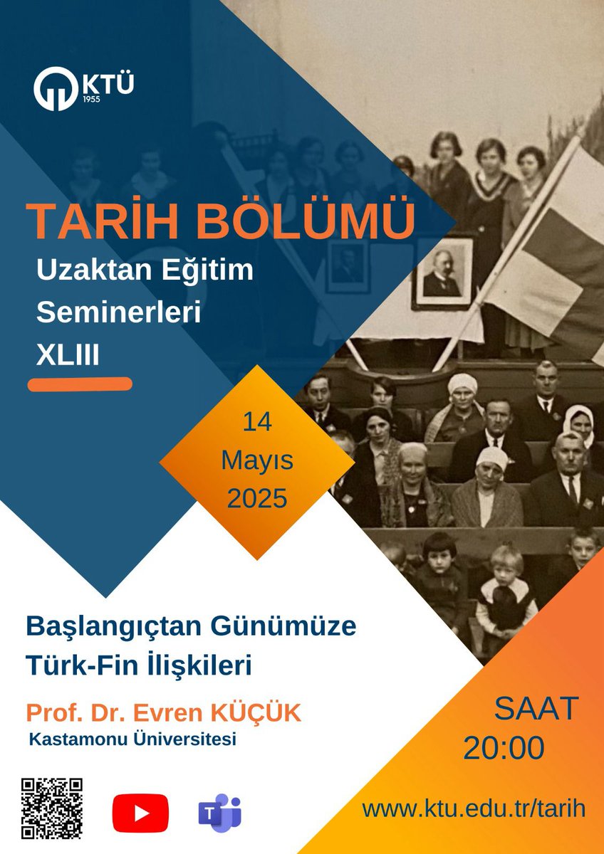 Bu akşam Türkiye-Finlandiya ilişkilerini konuşacağız bekleriz teams.live.com/meet/938346750… <a href="/tcktu1955/">KTÜ</a>