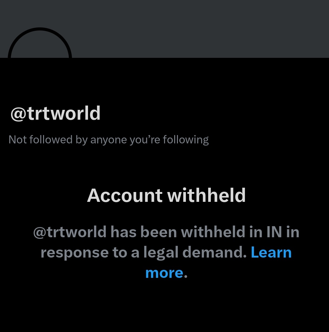 harishlander's tweet photo. India has blocked the social media handles of Turkish public broadcaster TRT World and China's official state news agency Xinhua News Agency on X (formerly Twitter). This decision comes after the Indian government accused these media outlets of spreading disinformation https://t.co/ns7MazW1cF