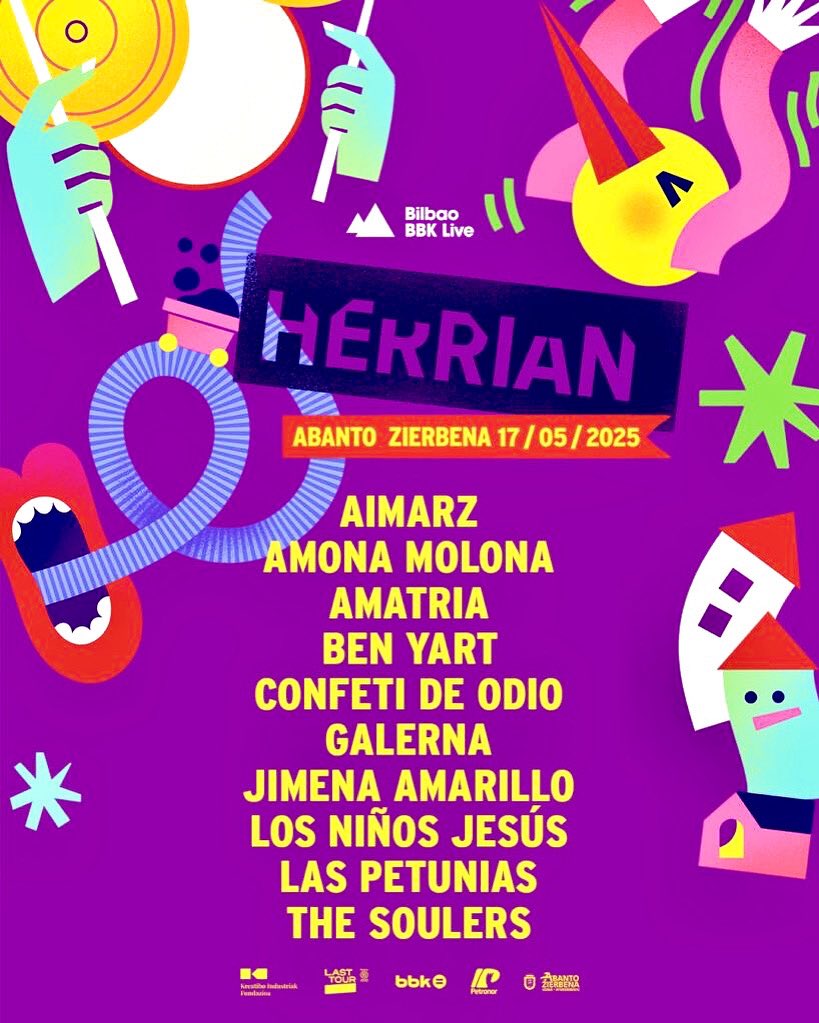 A M O N A ❤️ M O L O N A
Larunbatean Abanto Zierbanan 
Goizeko 12:00etan !!!
Y O G U G U N E
 
🌈🌈🌈🌈🌈
H E R R I A N
bbk live / <a href="/bilbaobbklive/">Bilbao BBK Live</a> 
Last Tour / <a href="/lasttourint/">Last Tour</a> 
Baga Biga Musika Ideiak
<a href="/BagaBigaeus/">baga biga musika ideiak</a> 

Gora Maitasuna eta Aniztasuna !!!
💜🏳️‍🌈💪🏾🏳️‍⚧️❤️