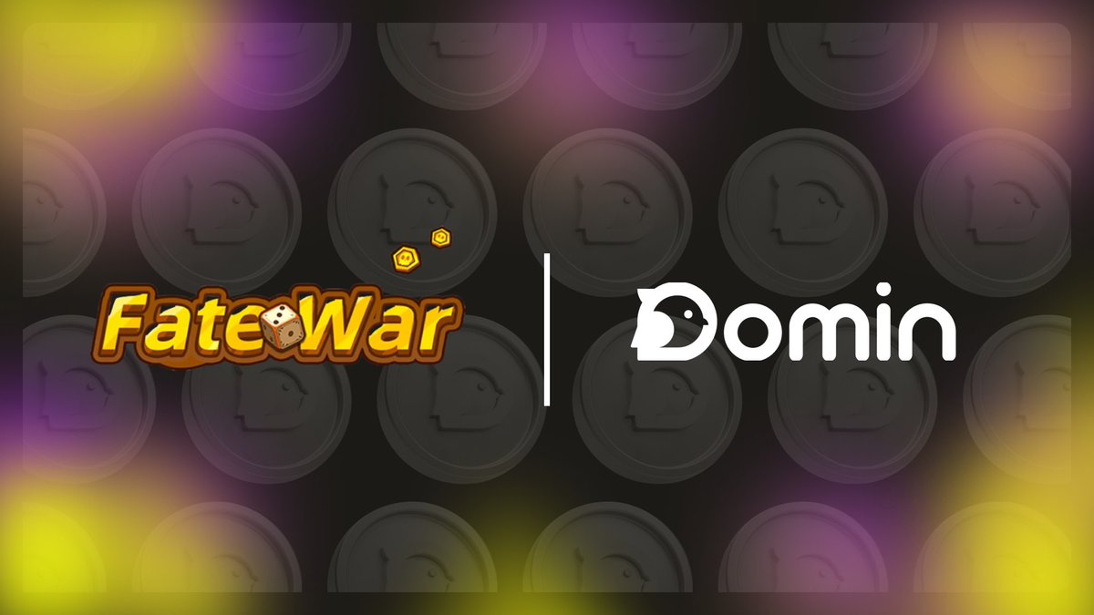 Domin Network (@domin_network) on Twitter photo We’re thrilled to team up with <a href="/fatewarofficial/">Fate War |LINE’s Mini Dapp</a> — Kaia’s first Monopoly-style RPG where players battle, hunt treasures, and earn future airdrops!🪂
Together we’re bridging Web2 and Web3 through gaming, real-world commerce, and more — building the future of fun and finance on We’re thrilled to team up with <a href="/fatewarofficial/">Fate War |LINE’s Mini Dapp</a> — Kaia’s first Monopoly-style RPG where players battle, hunt treasures, and earn future airdrops!🪂
Together we’re bridging Web2 and Web3 through gaming, real-world commerce, and more — building the future of fun and finance on