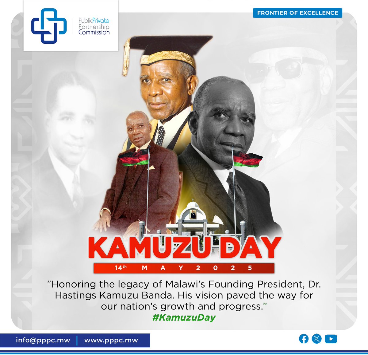 Honouring a visionary. Celebrating the enduring legacy of Dr. Kamuzu Banda.
#DMAP2025 #PPPC #HappyKamuzuDay