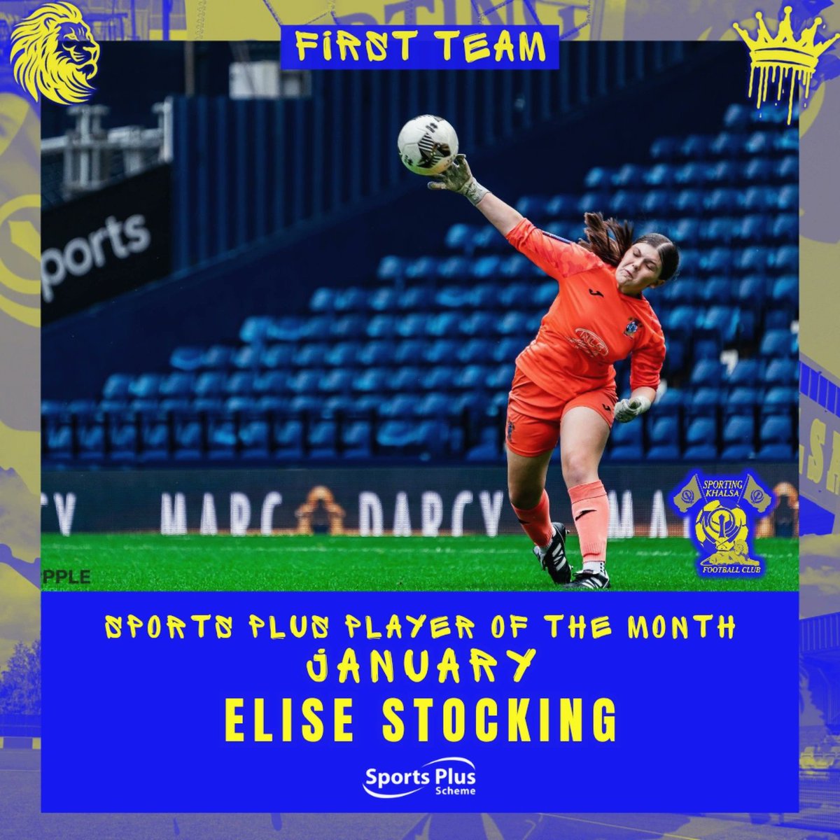 𝑷𝒍𝒂𝒚𝒆𝒓 𝒐𝒇 𝒕𝒉𝒆 𝑴𝒐𝒏𝒕𝒉 𝒇𝒐𝒓 𝑱𝒂𝒏𝒖𝒂𝒓𝒚 went to Elise Stocking 👏🏼💛💙

Sponsored by Sports Plus Scheme and Aesthetics by Marietta🤝❤️