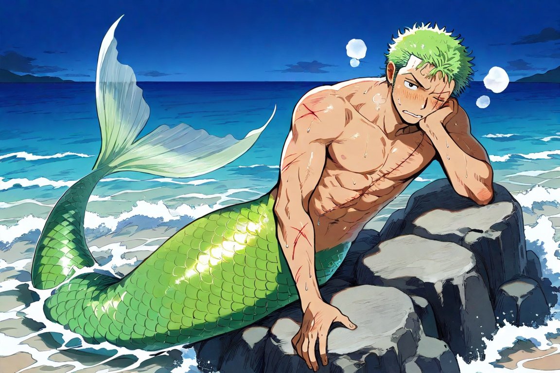 merboy25's tweet photo. Roronoa Zoro (One Piece)

#AIart https://t.co/vFR9taCUAH