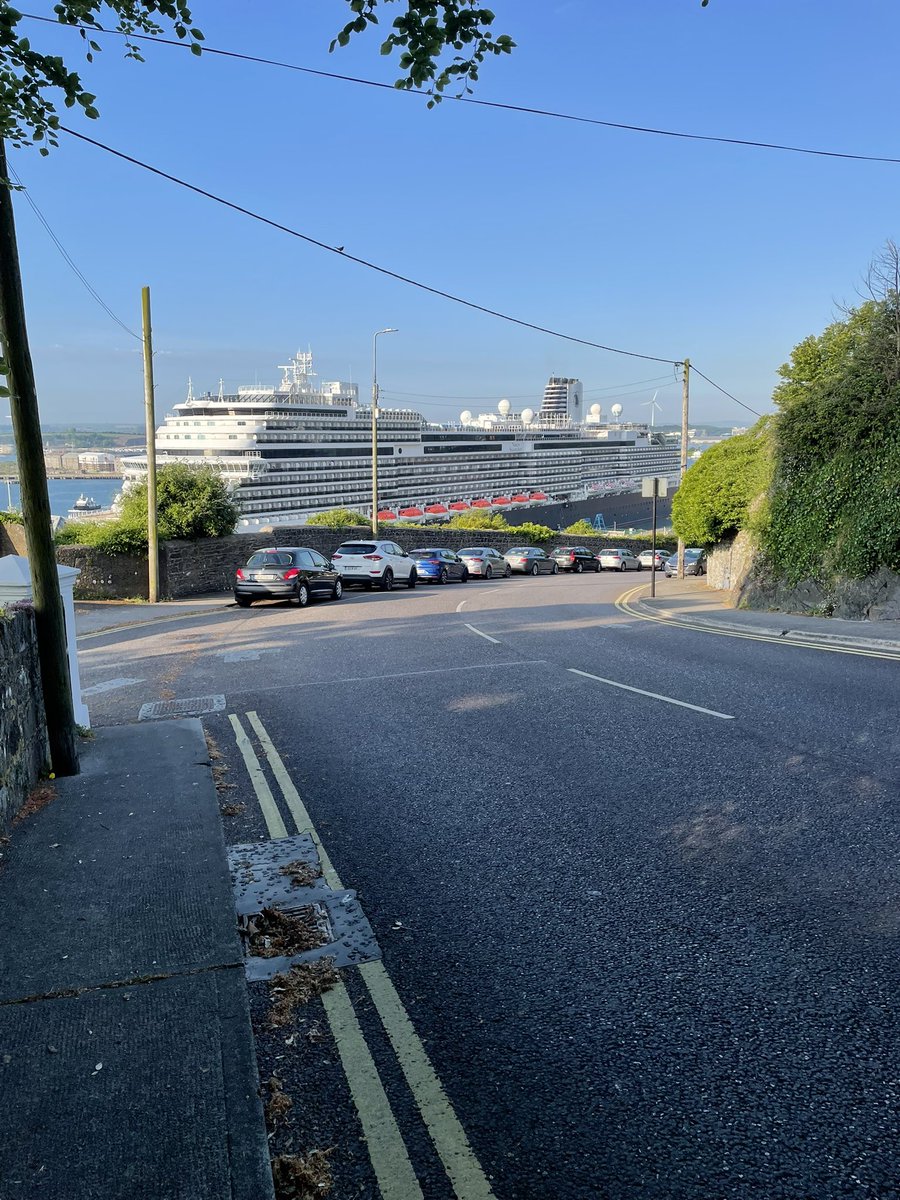Beautiful morning here in Cobh, looks like a busy day ahead in the town!