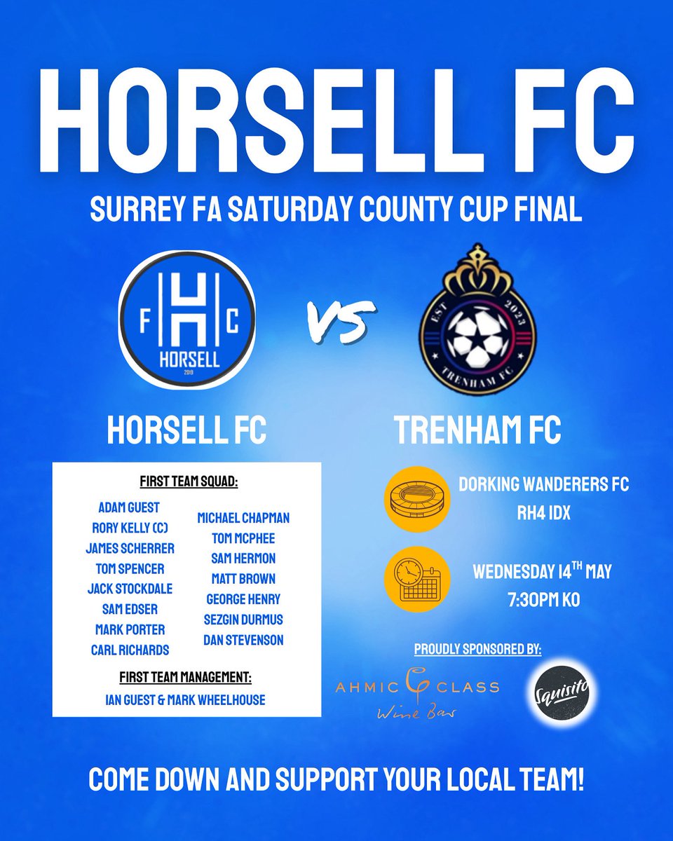 COUNTY CUP FINAL DAY 🏆